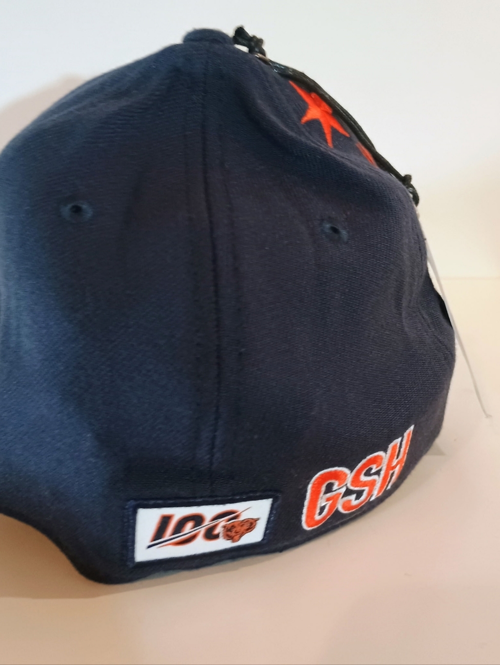 New Era Chicago BearsNavy Blue Cap with Orange & White Bear Logo - Picture 3 of 4